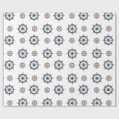 Ocean Beach Rode en Blauwe Helmen Cadeaupapier (Vlak)