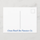 Ocean Beach San Francisco Ca Briefkaart (Achterkant)