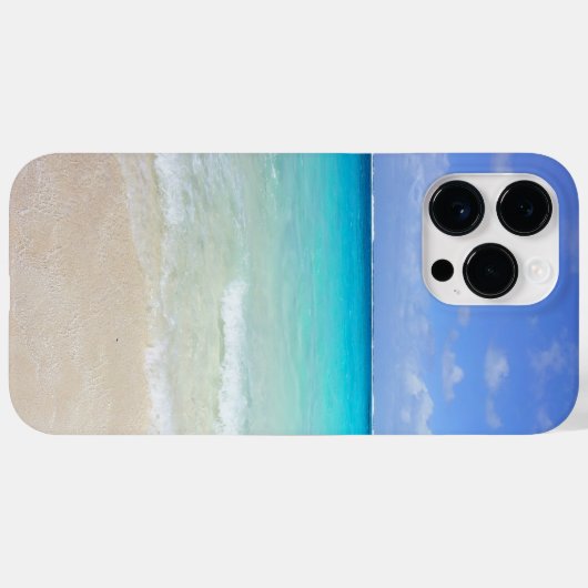 Ocean Beach Scene Horizon Phone Case (Achterkant (horizontaal))