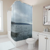 Ocean Beach Scene Shower Curtain Douchegordijn (In situ)