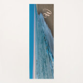 Ocean Beach Scènes Monogram Initiaal Yogamat (Voorkant)