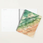 Ocean Beach Schattigee handtekening Zomer Groene z Planner (Display)
