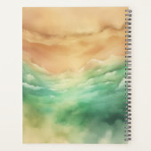 Ocean Beach Schattigee handtekening Zomer Groene z Planner (Achterkant)