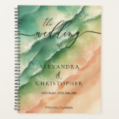 Ocean Beach Schattigee handtekening Zomer Groene z Planner (Voorkant)