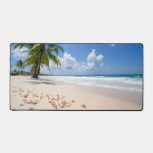 Ocean Beach, schelpen en palmbomen Bureaumat (Voorkant)