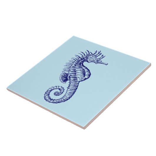 Ocean Beach Seahorse Tegeltje (Zijkant)