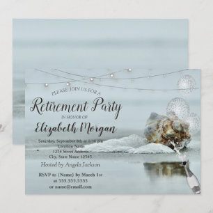 Ocean Beach Seashell, ballonnen, wijnbouw Kaart