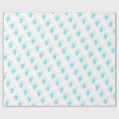 Ocean Beach Seashell Starfish Theme Wrapping Paper Cadeaupapier (Vlak)