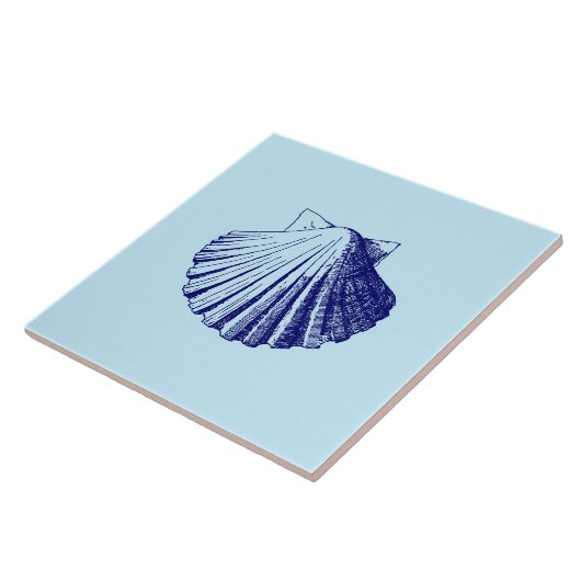 Ocean Beach Seashell Tegeltje (Zijkant)