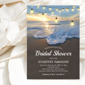 Ocean Beach Seaside Lights Vrijgezellenfeest Kaart