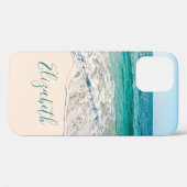 Ocean Beach Shore om Jouw naam toe te voegen Case-Mate iPhone Case (Achterkant (horizontaal))