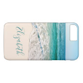 Ocean Beach Shore om Jouw naam toe te voegen Case-Mate iPhone Case (Achterkant (Horizontaal))