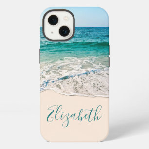 Ocean Beach Shore om Jouw naam toe te voegen iPhone 13 Hoesje