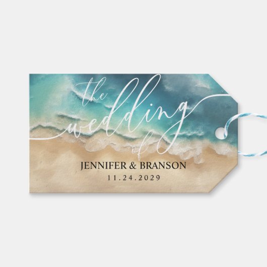 Ocean Beach Signature Zomer Chic Cadeaulabel (Voorkant (Horizontaal))