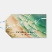 Ocean Beach Signature Zomer Zon Cadeaulabel (Achterkant Horizontaal)