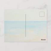 Ocean Beach Starfish Conch Shell     Briefkaart (Achterkant)