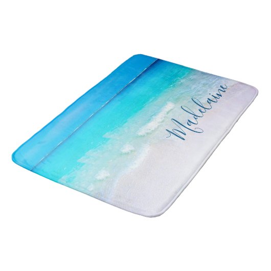 Ocean Beach Summer Seaside Persoonlijk Badmat (Gekanteld)