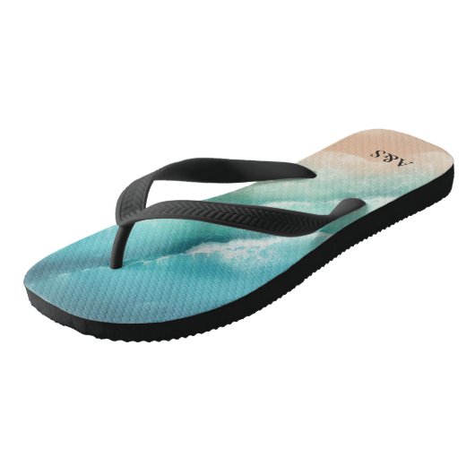 Ocean Beach SUMMER Waterverf Elegant Bruiloft Teenslippers (Schuin)