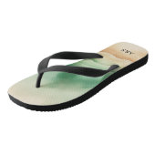 Ocean Beach SUMMER Waterverf Elegant Teenslippers (Schuin)
