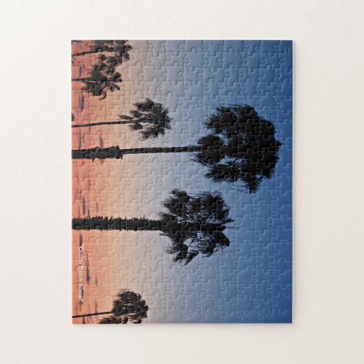 "Ocean Beach Sunset" Jigzaag Puzzle door DortImage Legpuzzel (Verticaal)