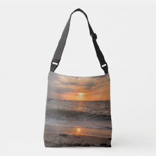 "Ocean Beach Sunset Scenery Crossbody Bag Coasta Tas