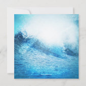 Ocean Beach Surf Summer Party Invitation Kaart (Achterkant)