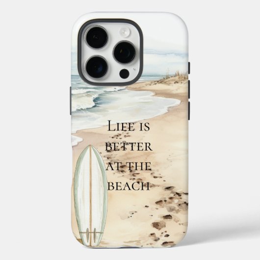 Ocean Beach Surfboard Case-Mate iPhone Case (Achterkant)