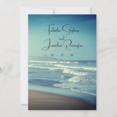 Ocean Beach thema bruiloft uitnodiging (Achterkant)