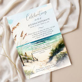 Ocean Beach Trail Viering van het leven Foto Kaart