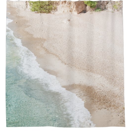 Ocean Beach Tranquility #1 #oceaan #wall #decor  Douchegordijn (Voorkant)