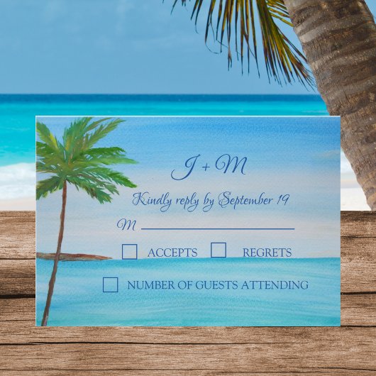 Ocean Beach Tropical 50e huwelijksjubileum RSVP