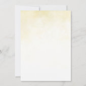 Ocean Beach Tropical Waterverf Baby shower Kaart (Achterkant)