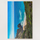 Ocean Beach Turquoise Water Portugal Painting Legpuzzel (Verticaal)