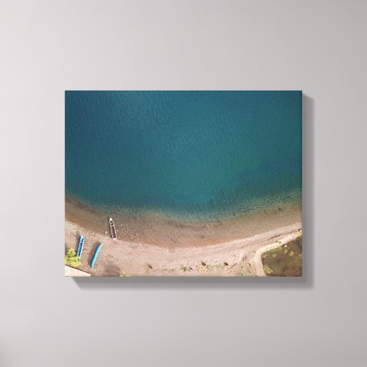 Ocean & Beach Uitzicht Canvas Afdruk (Voorkant)