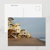 Ocean Beach Uitzicht, Malibu, Californië Briefkaar Briefkaart (Voorkant / Achterkant)