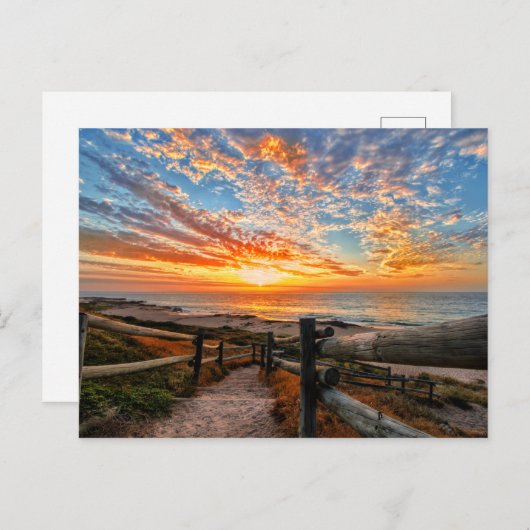 Ocean Beach Uitzicht Tropical Sunset Paradise Drea Briefkaart (Voorkant / Achterkant)