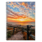 Ocean Beach Uitzicht Tropical Sunset Paradise Drea Notitieboek (Voorkant)