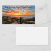Ocean Beach Uitzicht Tropical Sunset Paradise Drea Visitekaartje (Voorkant / Achterkant)