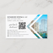 Ocean / Beach Verhuur Property Manager QR Facebook Visitekaartje (Achterkant)