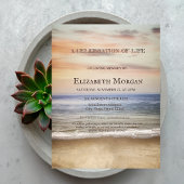 Ocean Beach viering van het leven Kaart