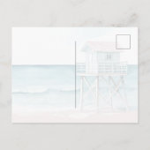 Ocean Beach View Thinking of You Briefkaart (Achterkant)