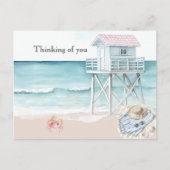 Ocean Beach View Thinking of You Briefkaart (Voorkant)