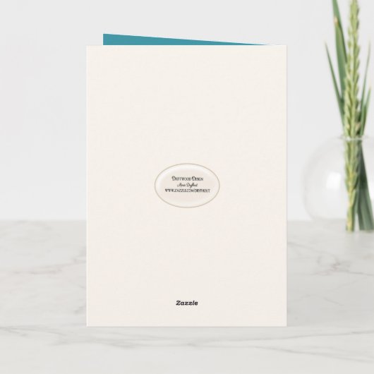 Ocean Beach voor het 15e Jubileum Kaart (Achterkant)