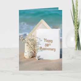 Ocean Beach voor het 80e Jubileum Kaart