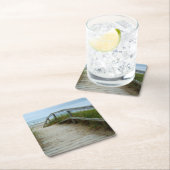 Ocean Beach Walkway Kartonnen Onderzetters (Insitu)