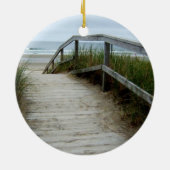 Ocean Beach Walkway Keramisch Ornament (Achterkant)