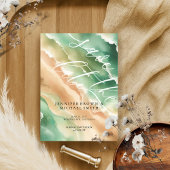 Ocean Beach Waterverf Elegant Summer Save The Date