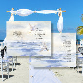 Ocean Beach Waterverf huwelijksceremonie programma