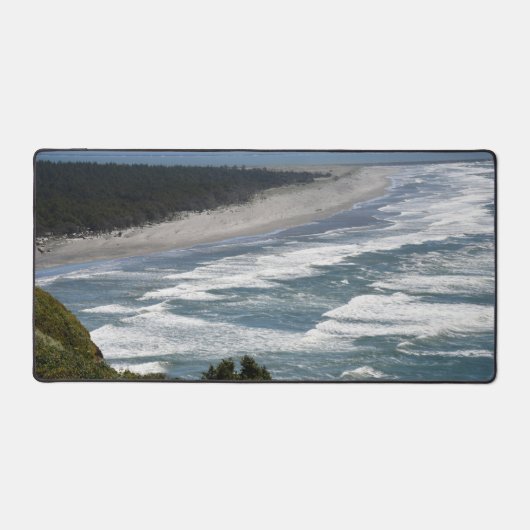 Ocean Beach Waves Kustlijn Zeegezicht Bureaumat (Voorkant)