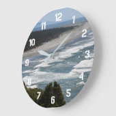 Ocean Beach Waves Kustlijn Zeegezicht Grote Klok (Hoek)